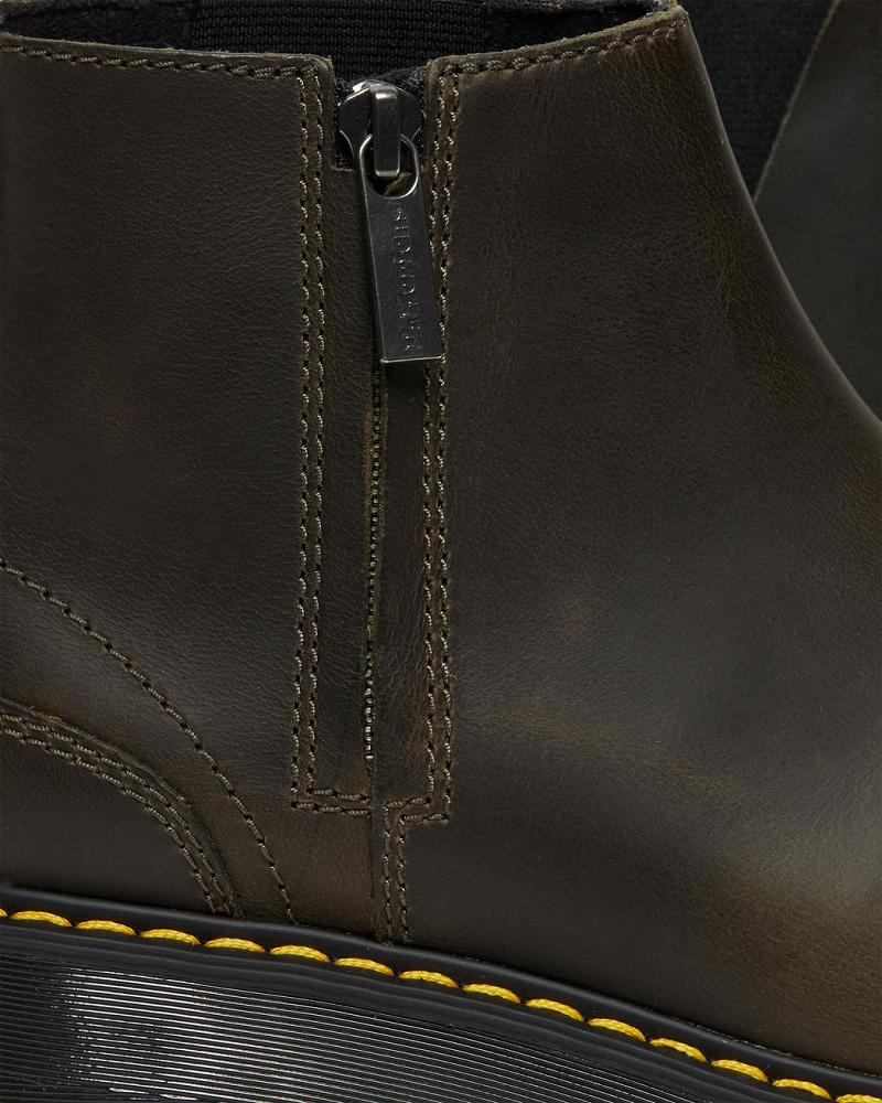 Dr Martens Rometty Leren Hakken Laarzen Dames Bruin | NL 628OKI